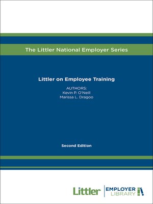 cover image of Littler on Harassment in the Workplace & Employee Training